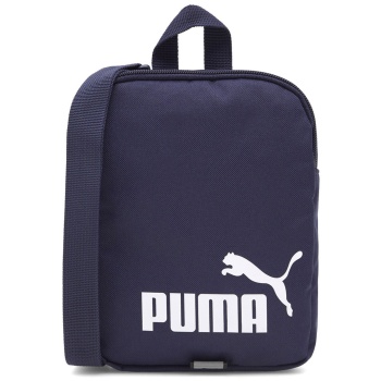 τσαντάκι puma phase portable 079955 02 σκούρο μπλε ύφασμα 