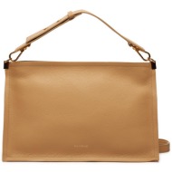 τσάντα coccinelle qfa coccinellesnip e1 qfa 13 02 01 fre. beige/sunri 402 φυσικό δέρμα/grain leather