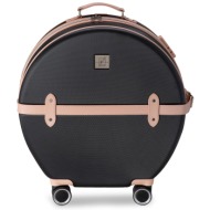 μεσαία βαλίτσα semi line t5671-3 μαύρο υλικό - abs