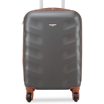 βαλίτσα καμπίνας semi line t5707-1 grafitowy+brąz υλικό 