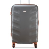 μεσαία βαλίτσα semi line t5707-2 grafitowy+brąz υλικό - abs