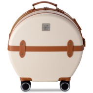βαλίτσα καμπίνας semi line t5670-2 λευκό υλικό - abs
