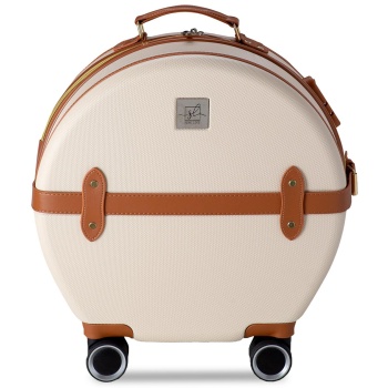 βαλίτσα καμπίνας semi line t5670-2 λευκό υλικό - abs σε προσφορά