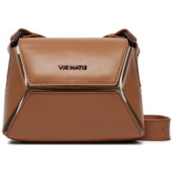 τσάντα vic matié 1e0774t_999bofth87 vita/suave/pvc 310/200/100 φυσικό δέρμα/grain leather