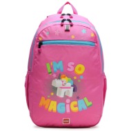 σχολική τσάντα lego urban backpack 20268-2306 pink 2306 ύφασμα - πολυεστέρας