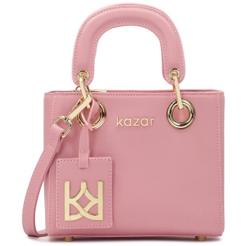 τσάντα kazar muse xs 67842-01-05 pink φυσικό δέρμα/grain