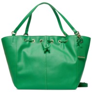 τσάντα geox d daphner d36kza 00004 c3001 lt green απομίμηση δέρματος/-απομίμηση δέρματος