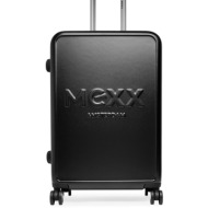 μεσαία σκληρή βαλίτσα mexx mexx-m-034-05 black μαύρο