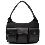 τσάντα monnari torimp0-24w-bag1870-k020d000-r00 μαύρο υφασμα/-ύφασμα