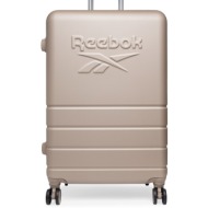 μεγάλη σκληρή βαλίτσα reebok rbk-wal-011-ccc-l μπεζ