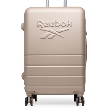 μεσαία σκληρή βαλίτσα reebok rbk-wal-011-ccc-m μπεζ σε προσφορά