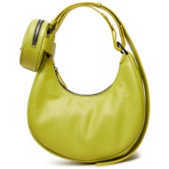 τσάντα vic matié 1e0756t_999d040600 πράσινο φυσικό δέρμα - grain leather