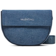 τσάντα valentino bigs denim vbs7so02re denim c09 ύφασμα - ύφασμα