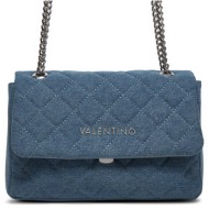 τσάντα valentino ocarina denim vbs7sp02re denim c09 ύφασμα - ύφασμα