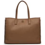 τσάντα marella varenna 2413511016 hazelnut brown 000 φυσικό δέρμα/grain leather
