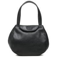 τσάντα unisa zmorin mm black φυσικό δέρμα/grain leather