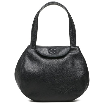 τσάντα unisa zmorin mm black φυσικό δέρμα/grain leather σε προσφορά