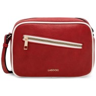 τσάντα lasocki mlr-e-043-05 red απομίμηση δέρματος/-απομίμηση δέρματος
