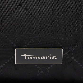 τσάντα tamaris lisa 32380 black 100 ύφασμα - ύφασμα σε προσφορά