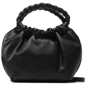 τσάντα unisa zameli ns black φυσικό δέρμα - grain leather σε προσφορά
