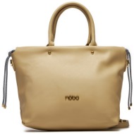 τσάντα nobo nbag-m0280-c015 μπεζ απομίμηση δέρματος/-απομίμηση δέρματος