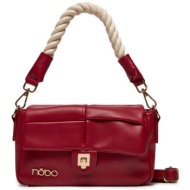 τσάντα nobo nbag-m0890-c005 κόκκινο απομίμηση δέρματος/-απομίμηση δέρματος