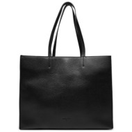τσάντα patrizia pepe 8b0172/l001-k103 nero φυσικό δέρμα/grain leather