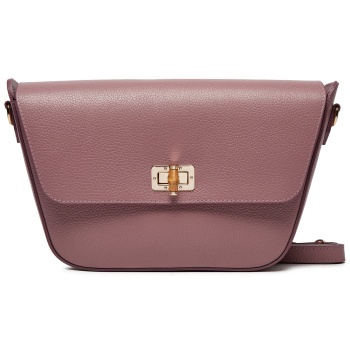 τσάντα creole k11424 ροζ φυσικό δέρμα - grain leather σε προσφορά