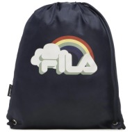 σακίδιο πλάτης πουγκί fila bohicon rainbow small sport drawstring backpack fbk0018 medieval blue 500