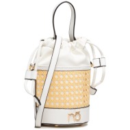 τσάντα nobo nbag-k1580-c020 λευκό απομίμηση δέρματος/-απομίμηση δέρματος