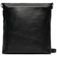 τσάντα creole k11407 nero d28 φυσικό δέρμα/grain leather