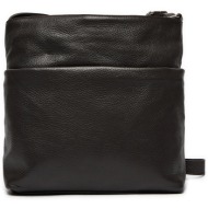 τσάντα creole k11413 moka d523 φυσικό δέρμα - grain leather