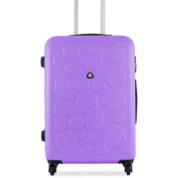 μεσαία βαλίτσα semi line t5696-2 fioletowy υλικό - abs σε προσφορά
