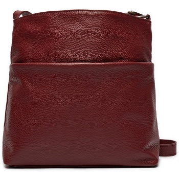 τσάντα creole k11413 rubino d10 φυσικό δέρμα - grain leather σε προσφορά