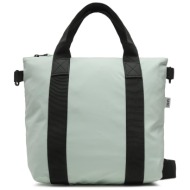 τσάντα rains tote bag mini 13920 mineral υφασμα/-ύφασμα