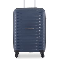 μεσαία βαλίτσα semi line t5588-4 σκούρο μπλε υλικό - πολυπροπυλένιο