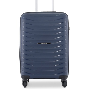 μεσαία βαλίτσα semi line t5588-4 σκούρο μπλε υλικό  σε προσφορά
