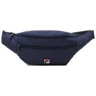 τσαντάκι μέσης fila boshan double layer zipper waistbag fbu0082 medieval blue 50001 ύφασμα - ύφασμα