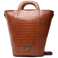 τσάντα nobo nbag-l1110-c017 καφέ απομίμηση δέρματος/-απομίμηση δέρματος