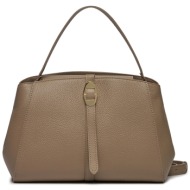 τσάντα coccinelle qlf coccinellechara e1 qlf 18 01 01 warm taupe n59 φυσικό δέρμα/grain leather