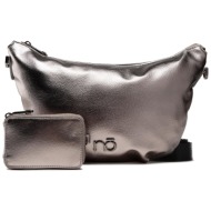 τσάντα nobo nbag-l0570-c025 stalowy απομίμηση δέρματος/-απομίμηση δέρματος