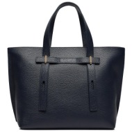 τσάντα furla giove m tote wb01108-hsf000-2676s-1007 mediterraneo φυσικό δέρμα - grain leather