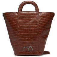 τσάντα nobo nbag-l1110-cm17 καφέ απομίμηση δέρματος/-απομίμηση δέρματος