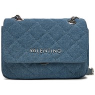 τσάντα valentino ocarina denim vbs7sp05re denim c09 ύφασμα - ύφασμα