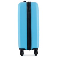 βαλίτσα καμπίνας semi line t5695-1 błękitny υλικό - abs