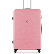 μεγάλη βαλίτσα semi line t5697-3 blady róż υλικό - abs