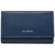 μεγάλο πορτοφόλι γυναικείο pierre cardin tilak92 455 blue φυσικό δέρμα/grain leather