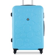 μεσαία βαλίτσα semi line t5695-2 błękitny υλικό - abs