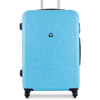 μεσαία βαλίτσα semi line t5695-2 błękitny υλικό - abs σε προσφορά