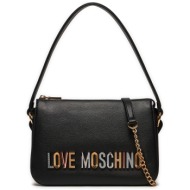 τσάντα love moschino jc4306pp0ikn0000 nero απομίμηση δέρματος/-απομίμηση δέρματος